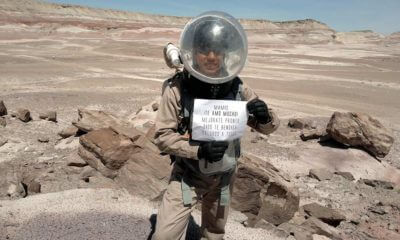 Yair Israel Piña López envía saludos a su abuela desde Marte